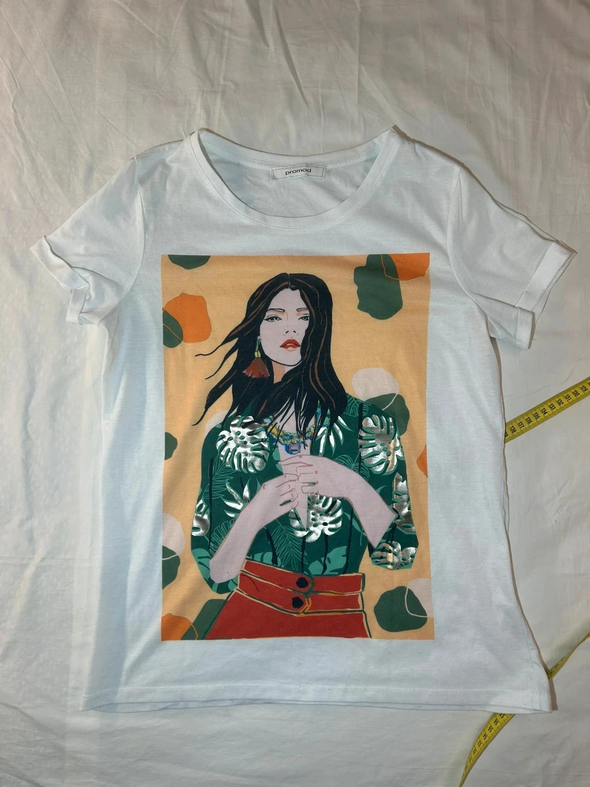T-shirt à motifs vintage promod